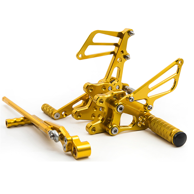 TCMT Front Driver Footpeg Pegs Bracket For Suzuki GSXR600 GSXR750 (2011-2018) & GSXR1000 (2009-2016) – Black Aluminum